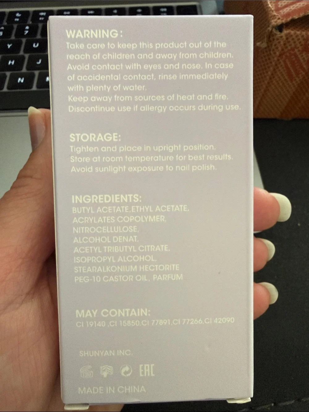 Gellen Nail Polish Top Coat air drying